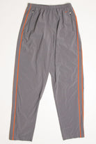 Nike Grey & Orange Striped Track Pants (sz. M)