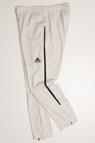 Ivory Tapered Leg Adidas Track Pants (sz. L)