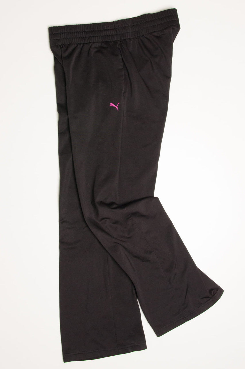 Magenta Stripe Puma Track Pants (sz. L)