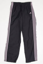 Black Adidas Three Stripes Track Pants (sz. M)