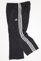 Black Adidas Cropped Track Pants (sz. S)