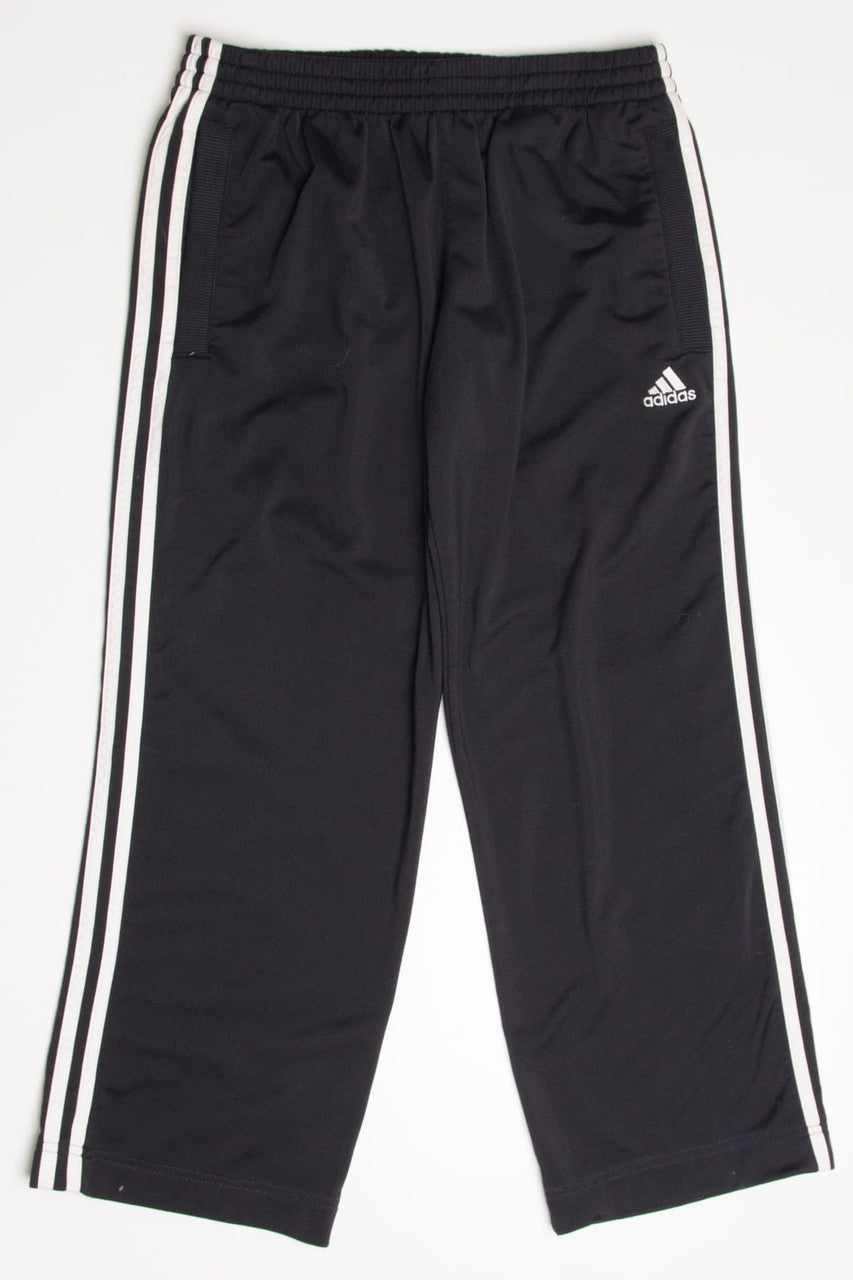 Black Adidas Cropped Track Pants (sz. S)