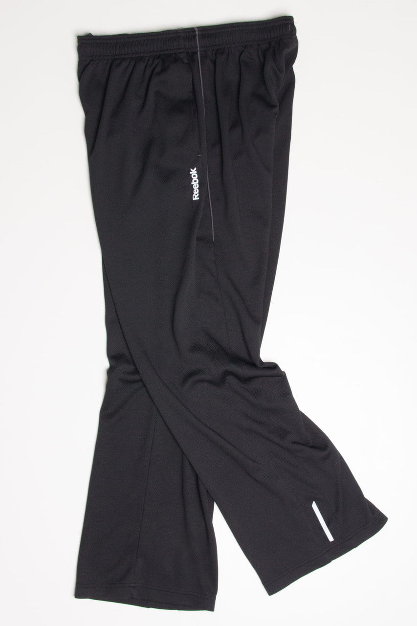 Black Light Weight Reebok Track Pants (sz. L)