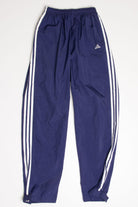 Blue Adidas Nylon Track Pants (sz. M)