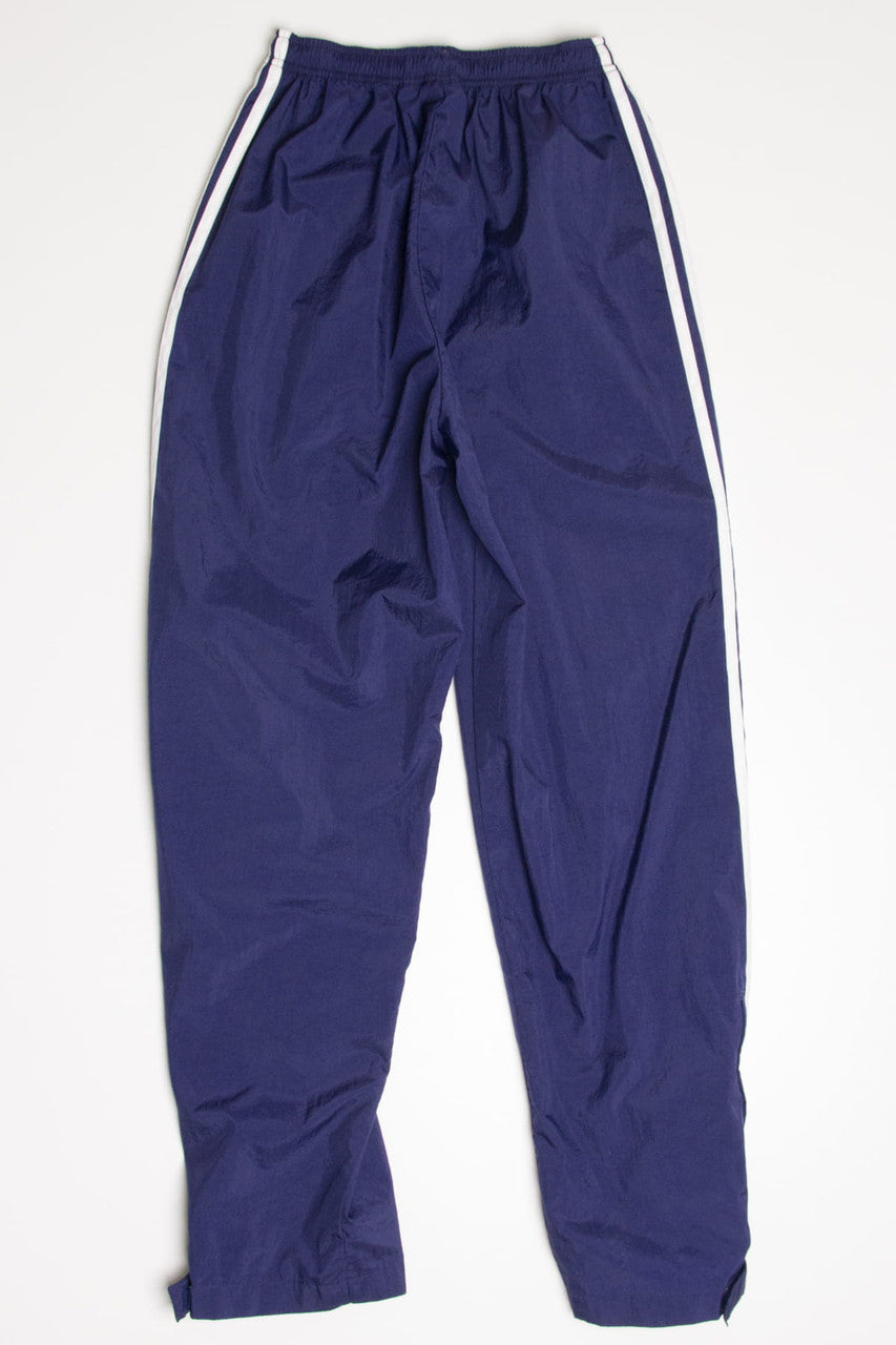 Blue Adidas Nylon Track Pants (sz. M)