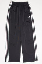 Black Adidas Three Stripe Track Pants (sz. 34")