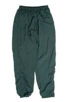 Dark Green Reebok Nylon Jogger Track Pants