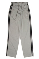 Light Gray Black Stripes Adidas Track Pants