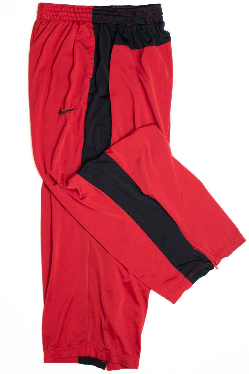 Red Nike Track Pants