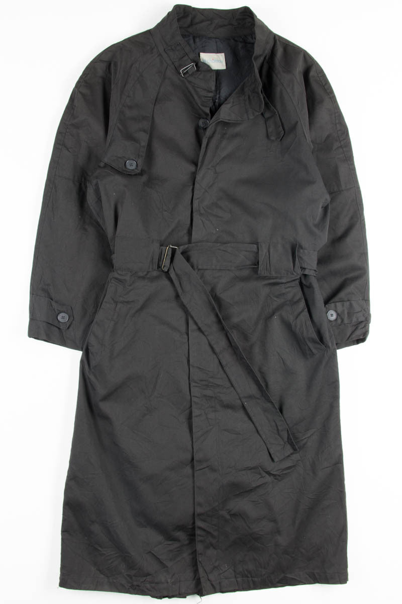 Black Vintage Trench Coat 3