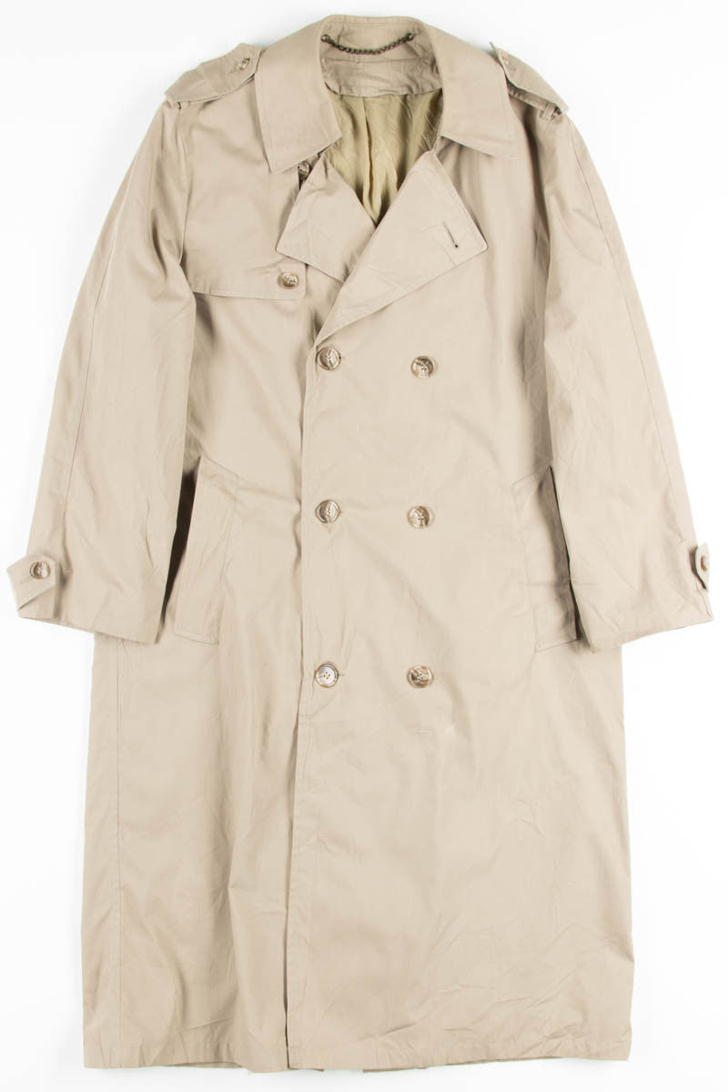 Tan Vintage Trench Coat