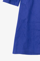 Vintage Blue Andrea Marin Trench Coat (1980s)