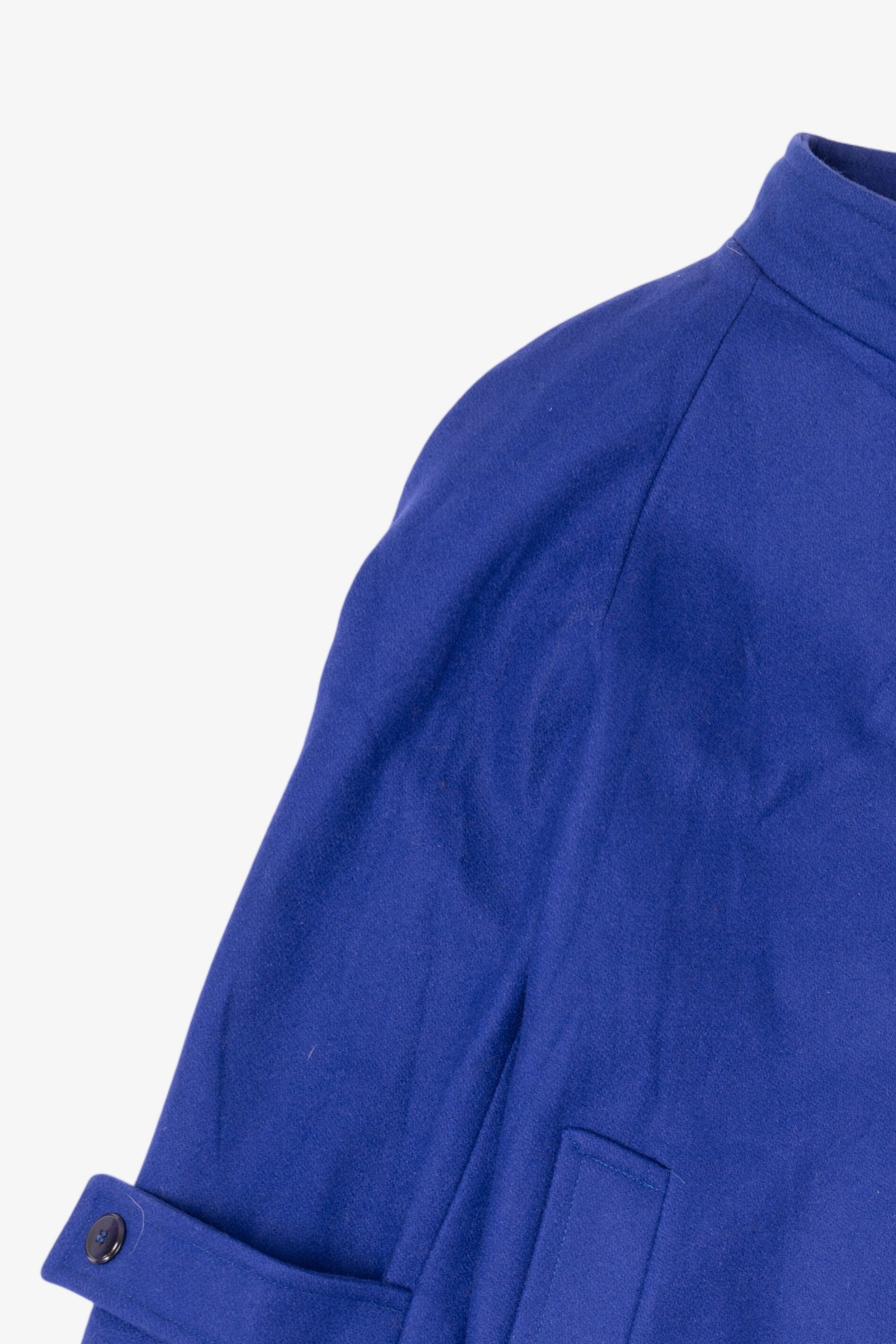 Vintage Blue Andrea Marin Trench Coat (1980s)