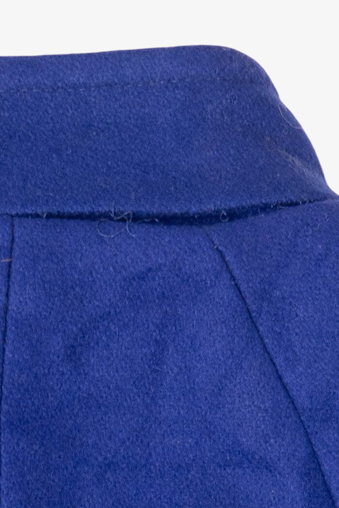 Vintage Blue Andrea Marin Trench Coat (1980s)