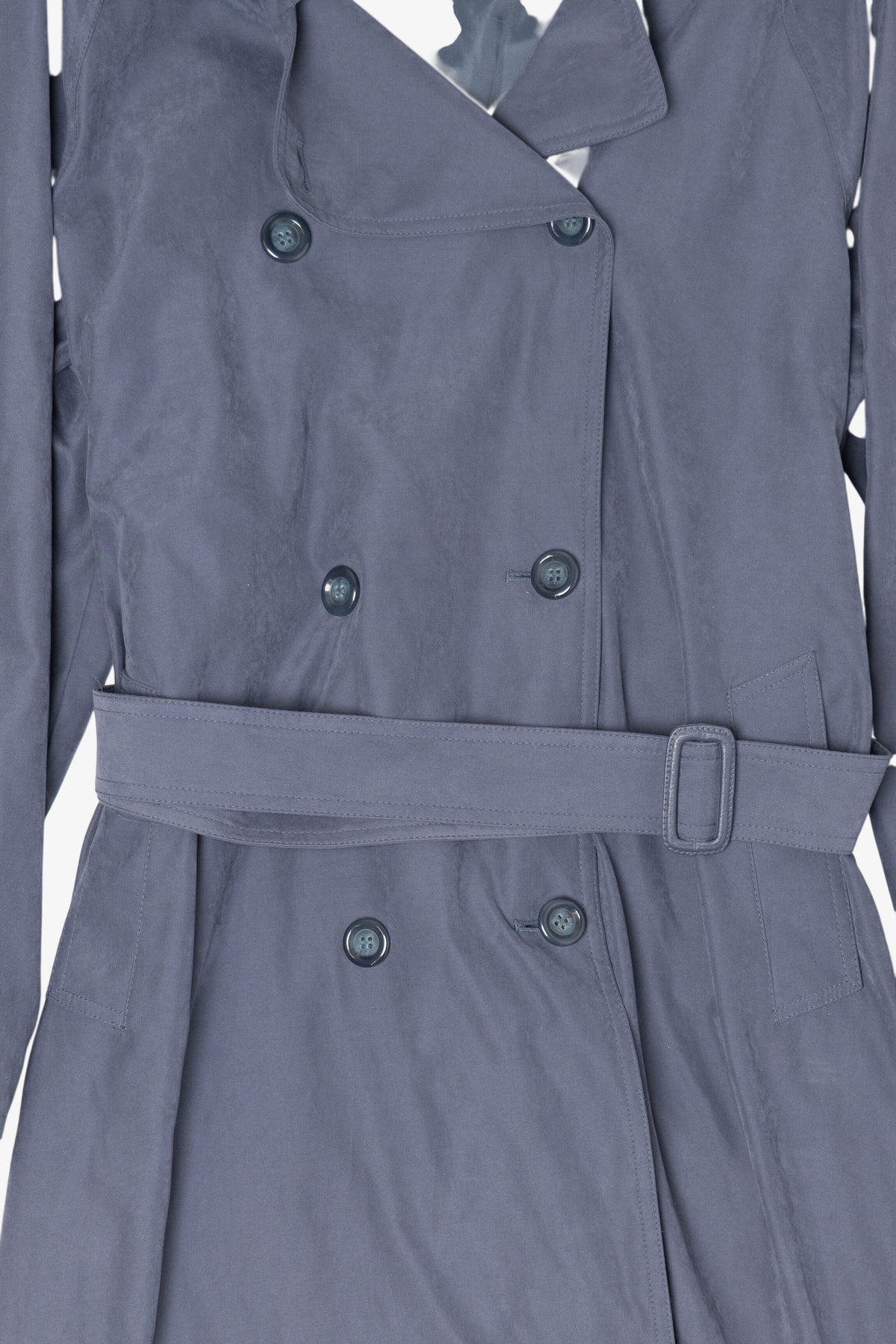 Vintage Gray London Fog Trench Coat (1980s)