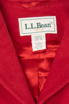 Vintage Red L.L. Bean Trench Coat (1990s)