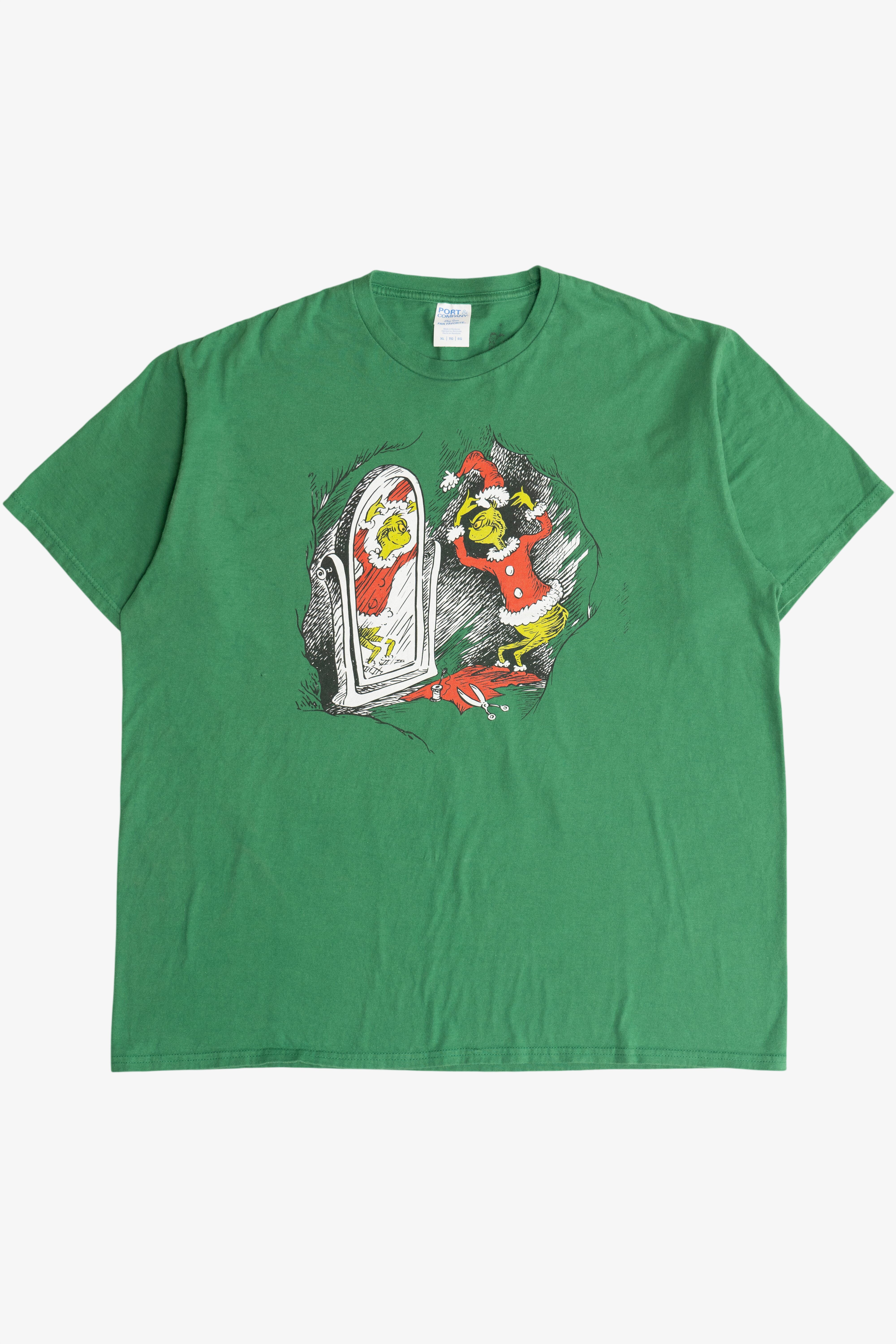 Vintage The Grinch As Santa Christmas T-Shirt (2000s)