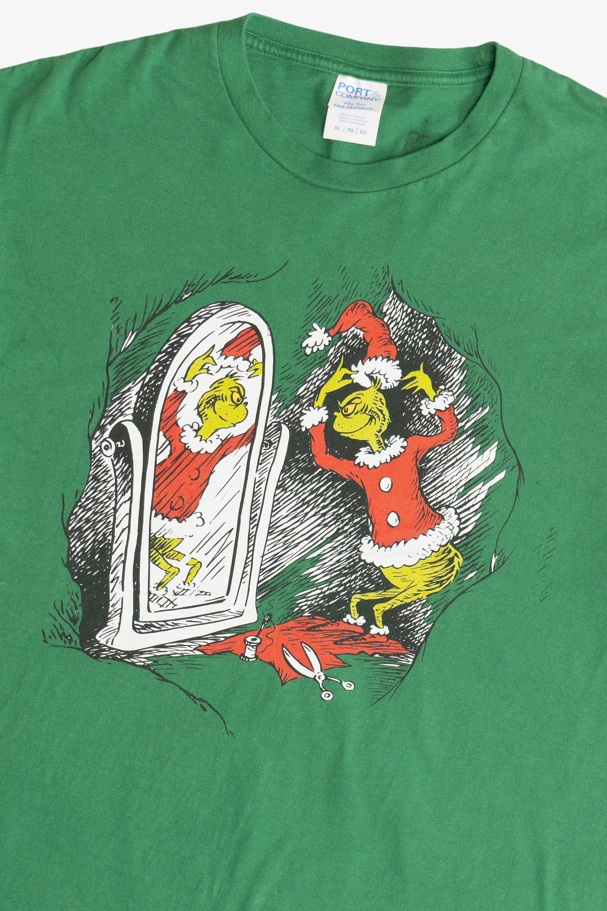 Vintage The Grinch As Santa Christmas T-Shirt (2000s)