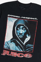 2Pac "Juice" "Power. Respect." Tupac Movie T-Shirt (2010s)