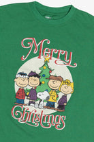"Merry Christmas" Charlie Brown & Snoopy Peanuts Gang T-Shirt (2020s)