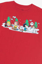 Charlie Brown & Snoopy Peanuts Gang Winter Scene T-Shirt (2010s)