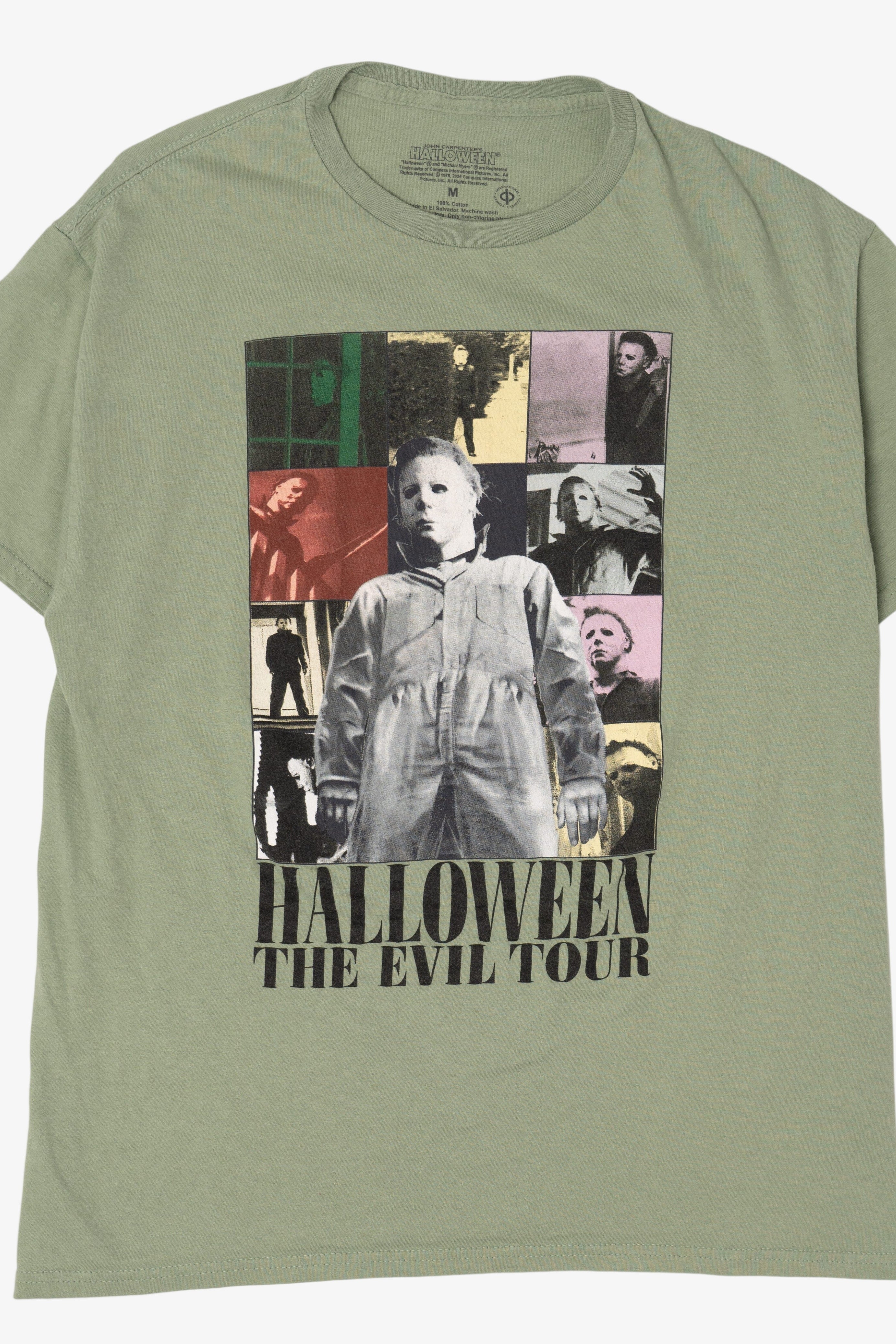 Light Green Halloween "The Evil Tour" T-Shirt (2020s)