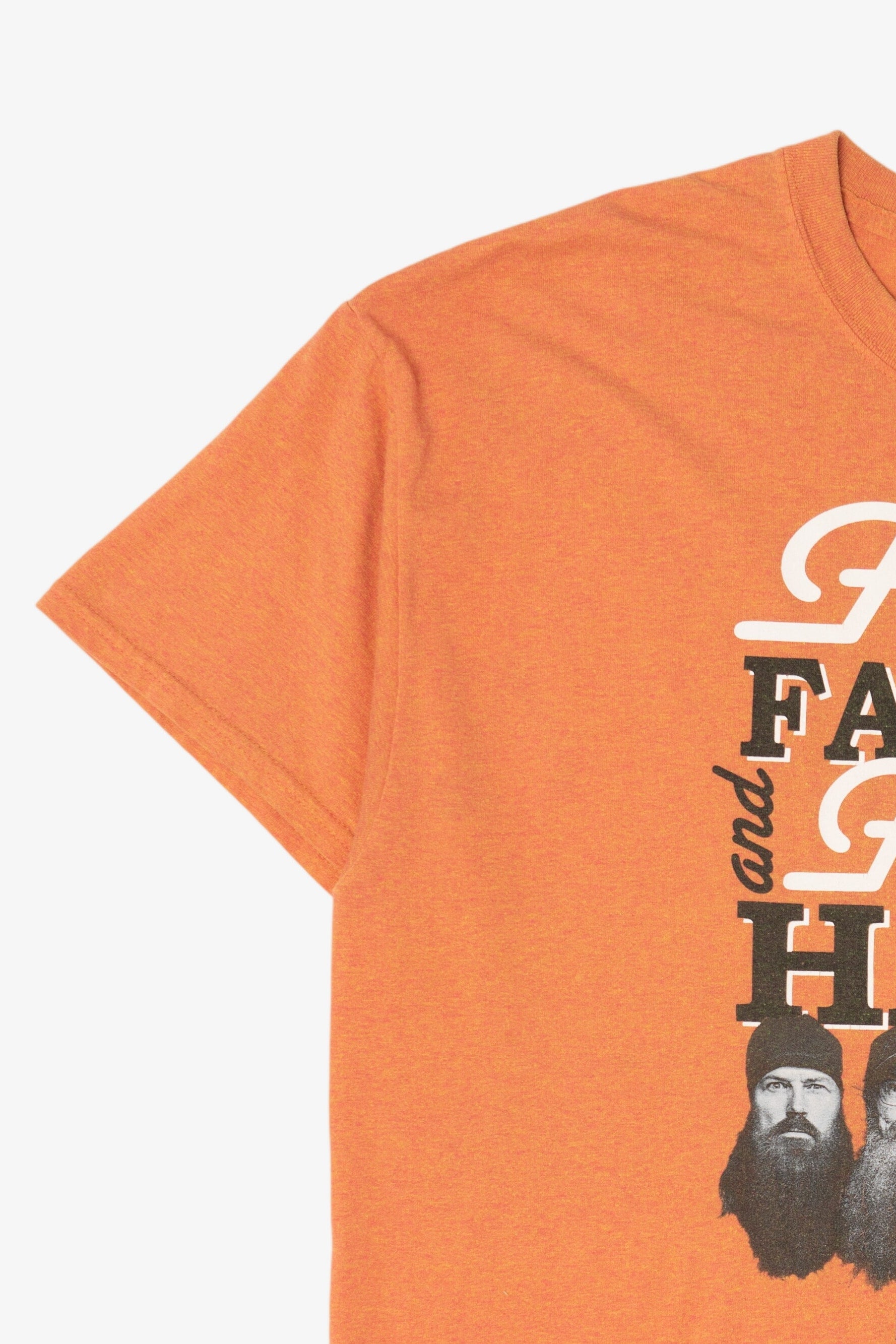Orange Duck Dynasty "Faith Family And Facial Hair" T-Shirt (2010s)