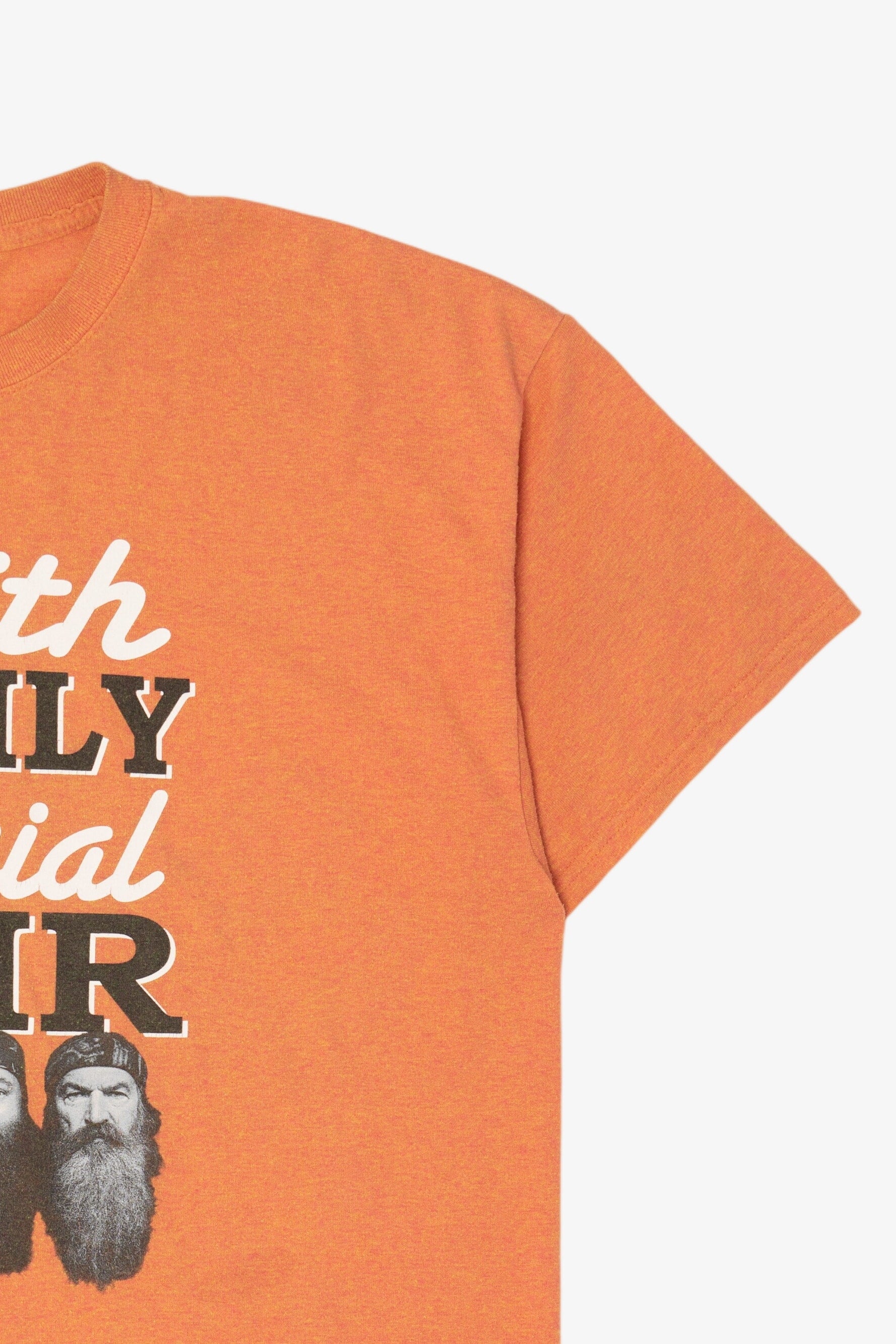 Orange Duck Dynasty "Faith Family And Facial Hair" T-Shirt (2010s)