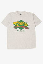 Vintage Light Gray Cheers Last Call T-Shirt (1990s)