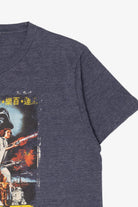 Navy Blue Star Wars A New Hope Japanese Poster T-Shirt (2000s)