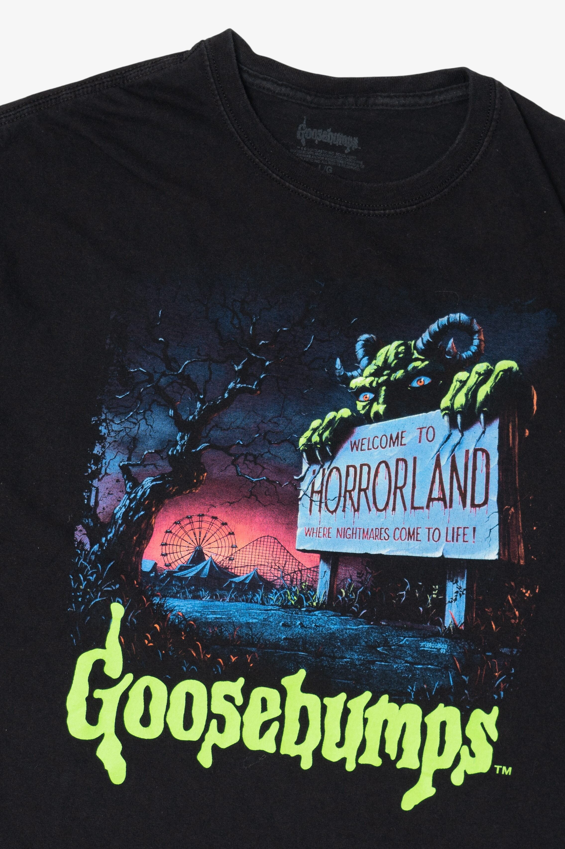 Black Goosebumps "Welcome To Horrorland" T-Shirt (2010s)