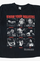 The Walking Dead "Know Your Walkers" Vintage T-Shirt (2010s)