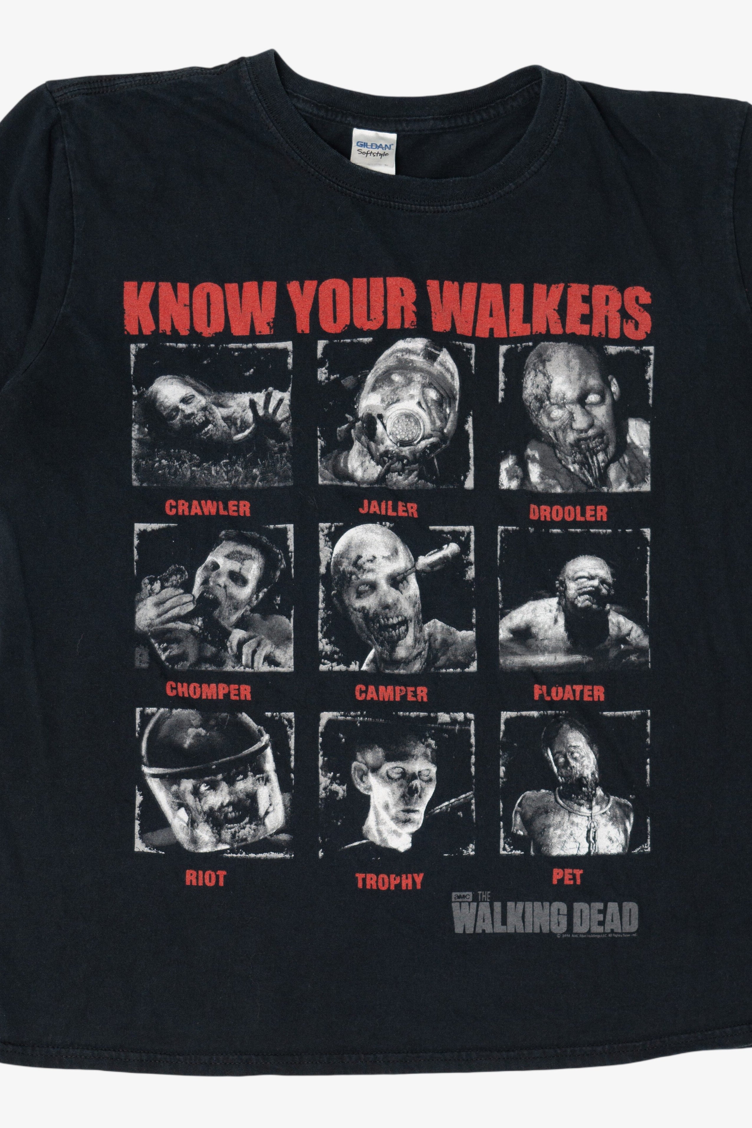 The Walking Dead "Know Your Walkers" Vintage T-Shirt (2010s)