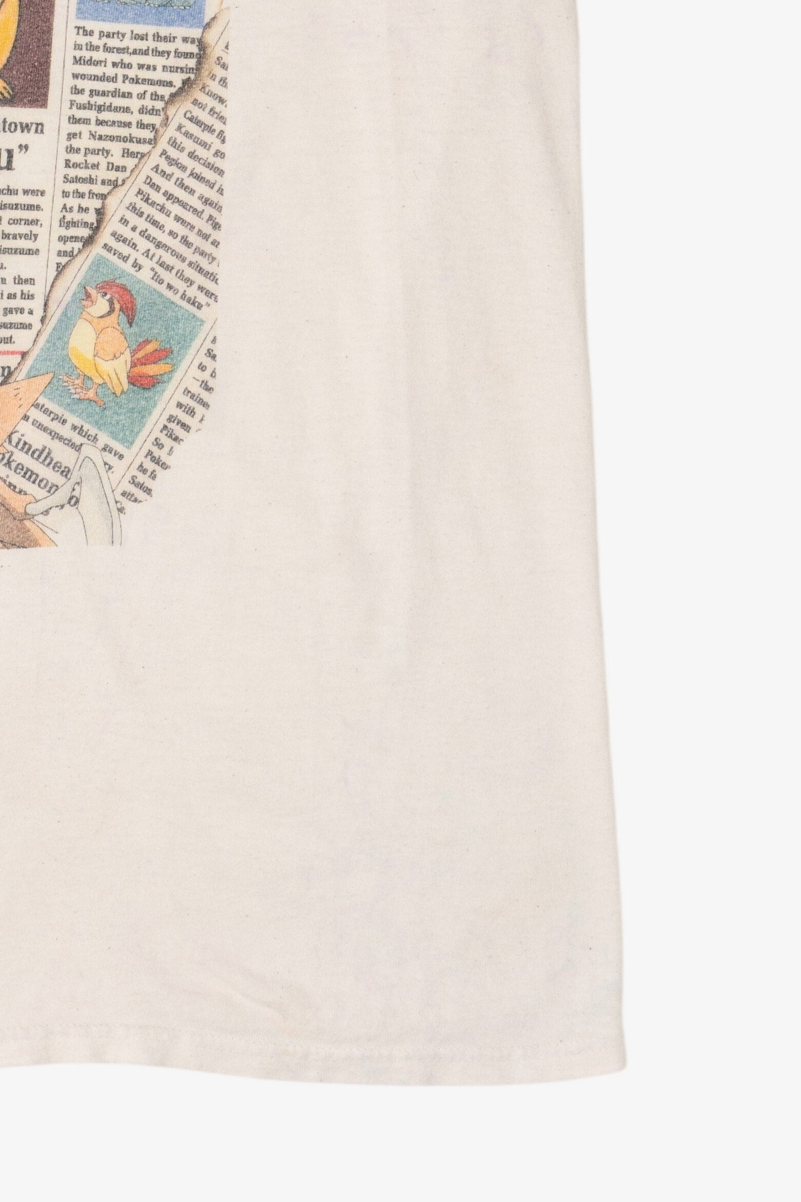 Vintage Pokemon Pikachu Newspaper T-Shirt (2000s)
