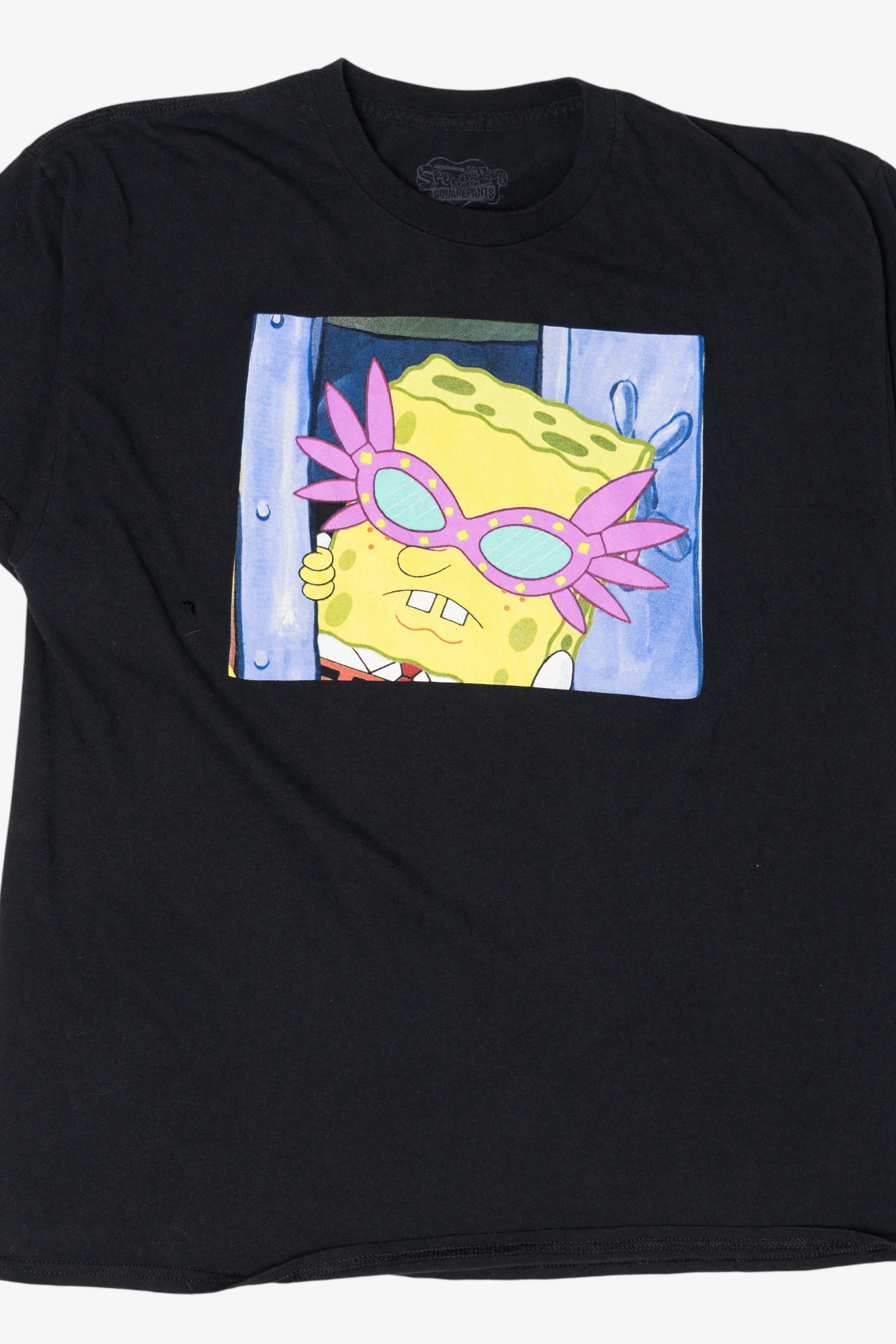 Spongebob Squarepants With Fashion Glasses T-Shirt (2020s)