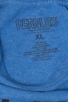 Blue Peanuts "I'll Do It Tomorrow" Snoopy Funny  T-Shirt (2020s)