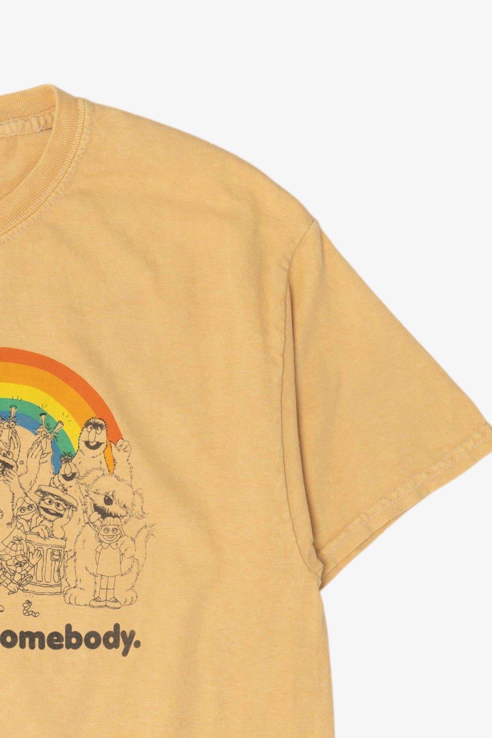 Yellow Sesame Street "Everybody Needs Somebody" T-Shirt (2010s)