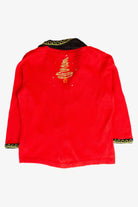Vintage Ribbon Trees Christmas Cardigan (2000s)