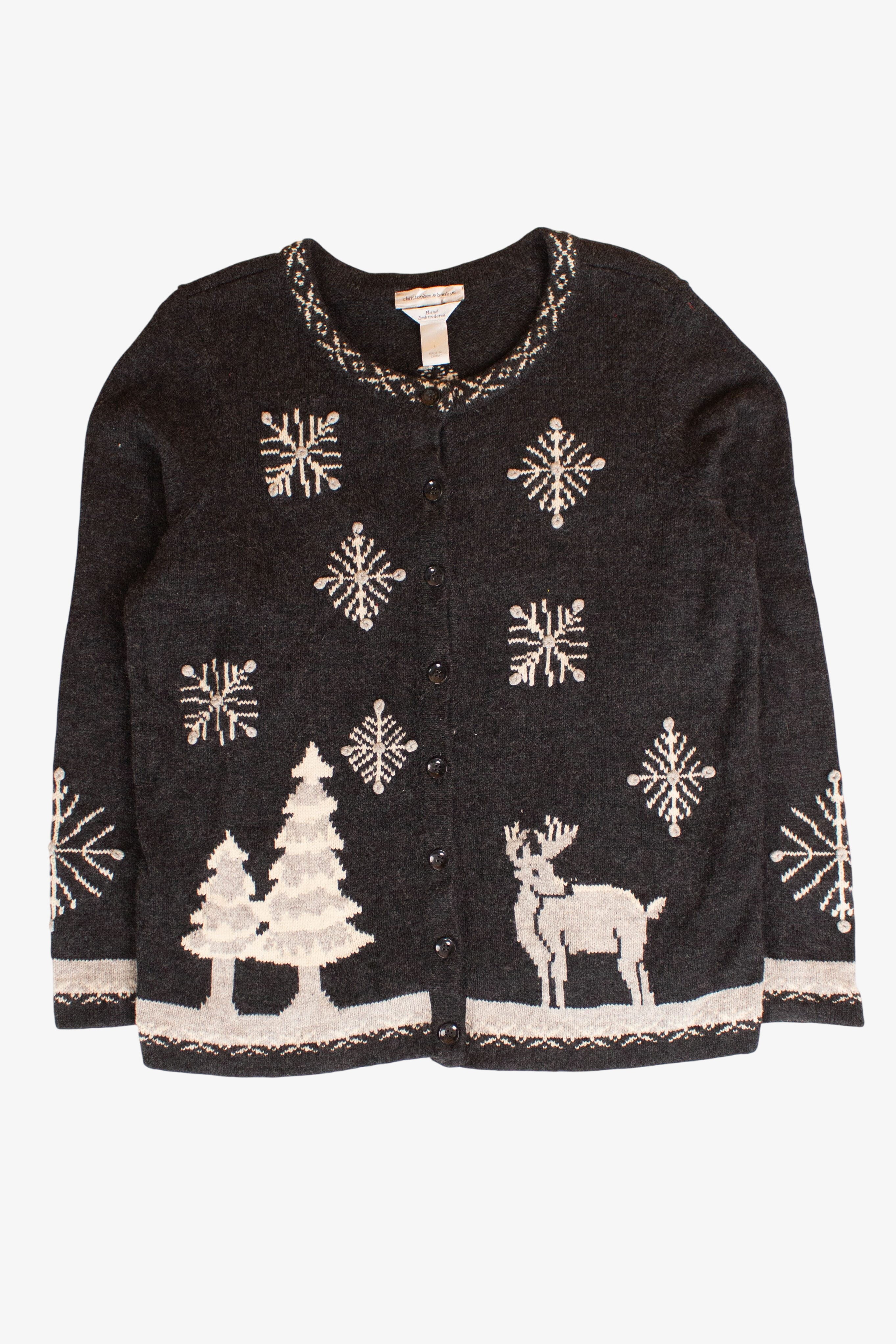 Christopher & Banks Ugly Christmas Cardigan (2010s)