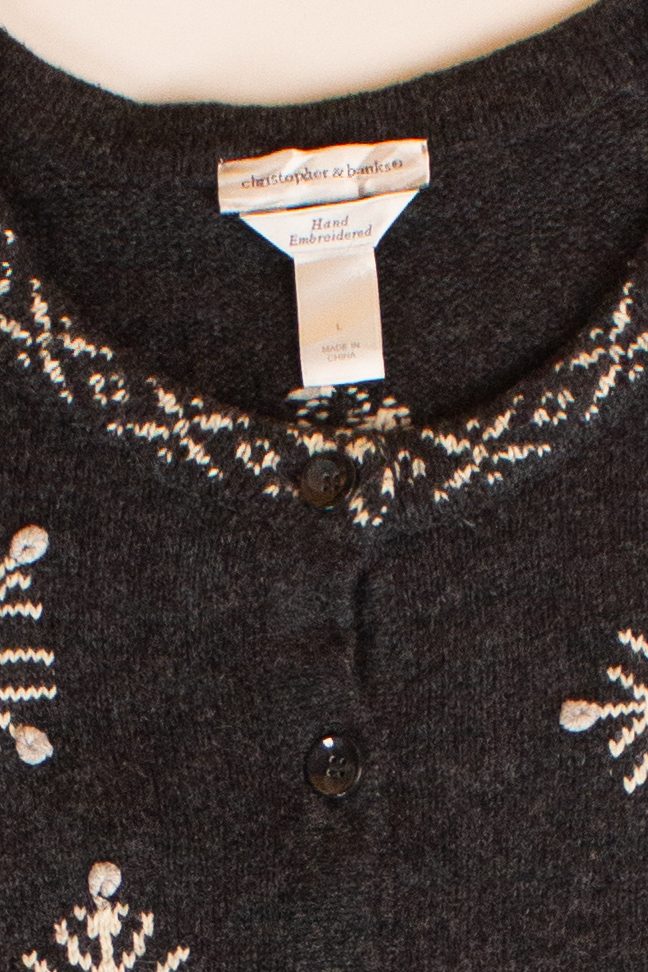 Christopher & Banks Ugly Christmas Cardigan (2010s)