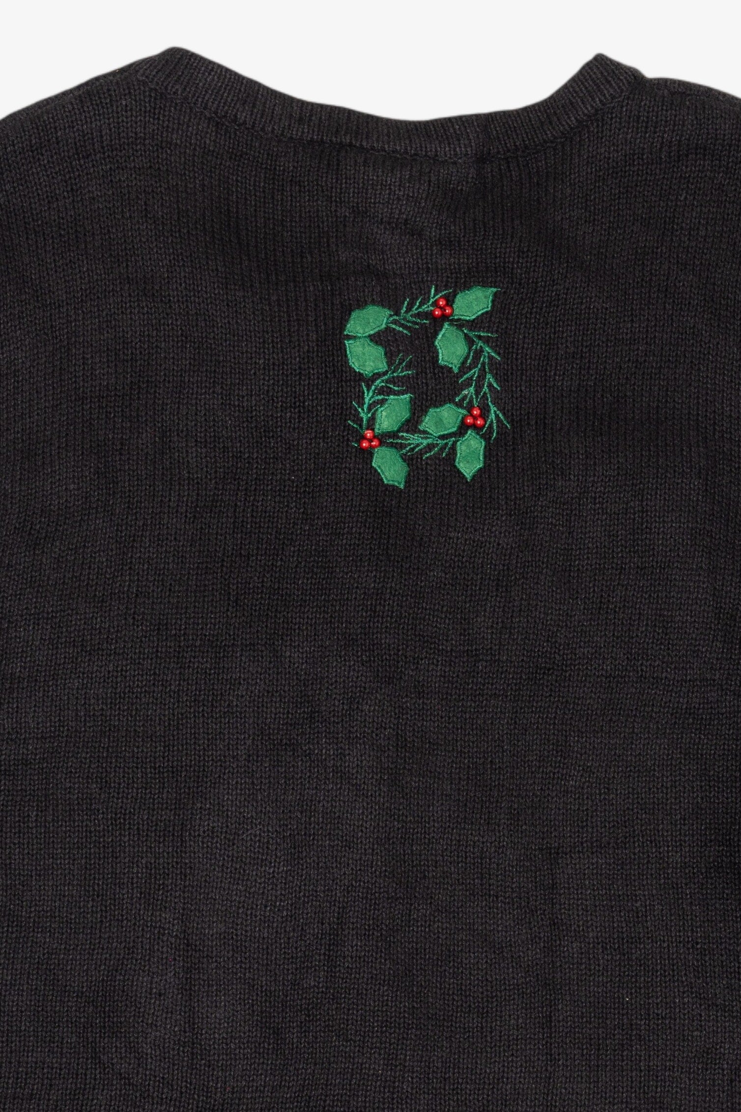 Vintage Black Bobbie Brooks Nutcrackers Ugly Christmas Cardigan (1990s)