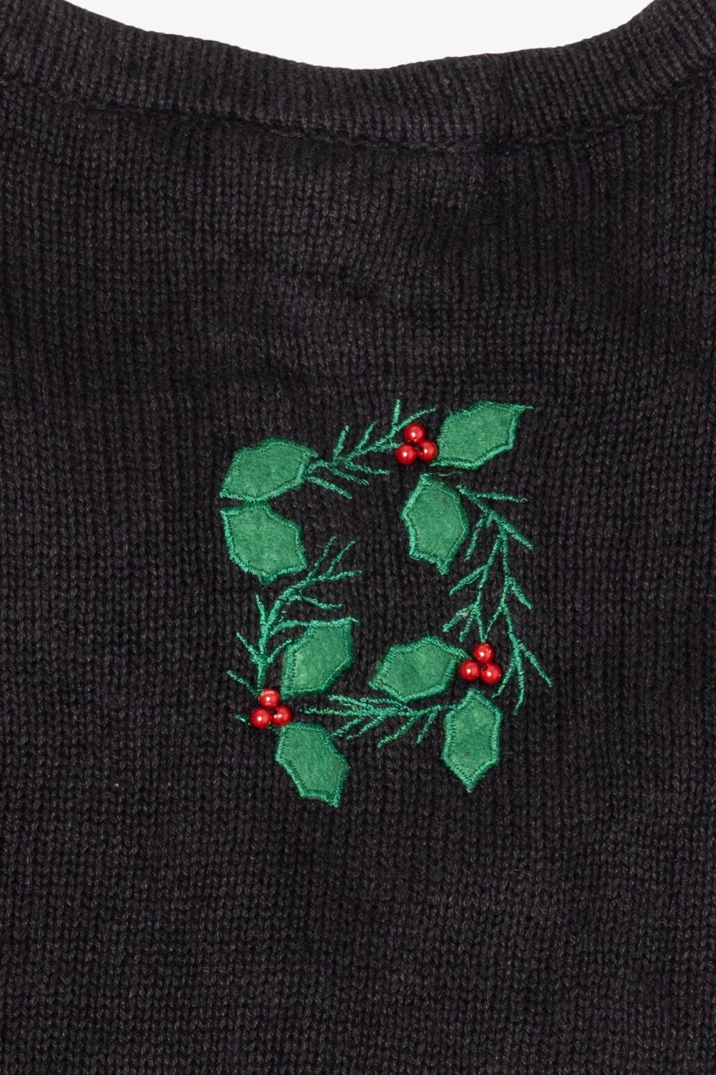Vintage Black Bobbie Brooks Nutcrackers Ugly Christmas Cardigan (1990s)