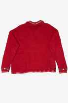 Vintage Red Carolina Colours Ugly Christmas Cardigan (1990s)