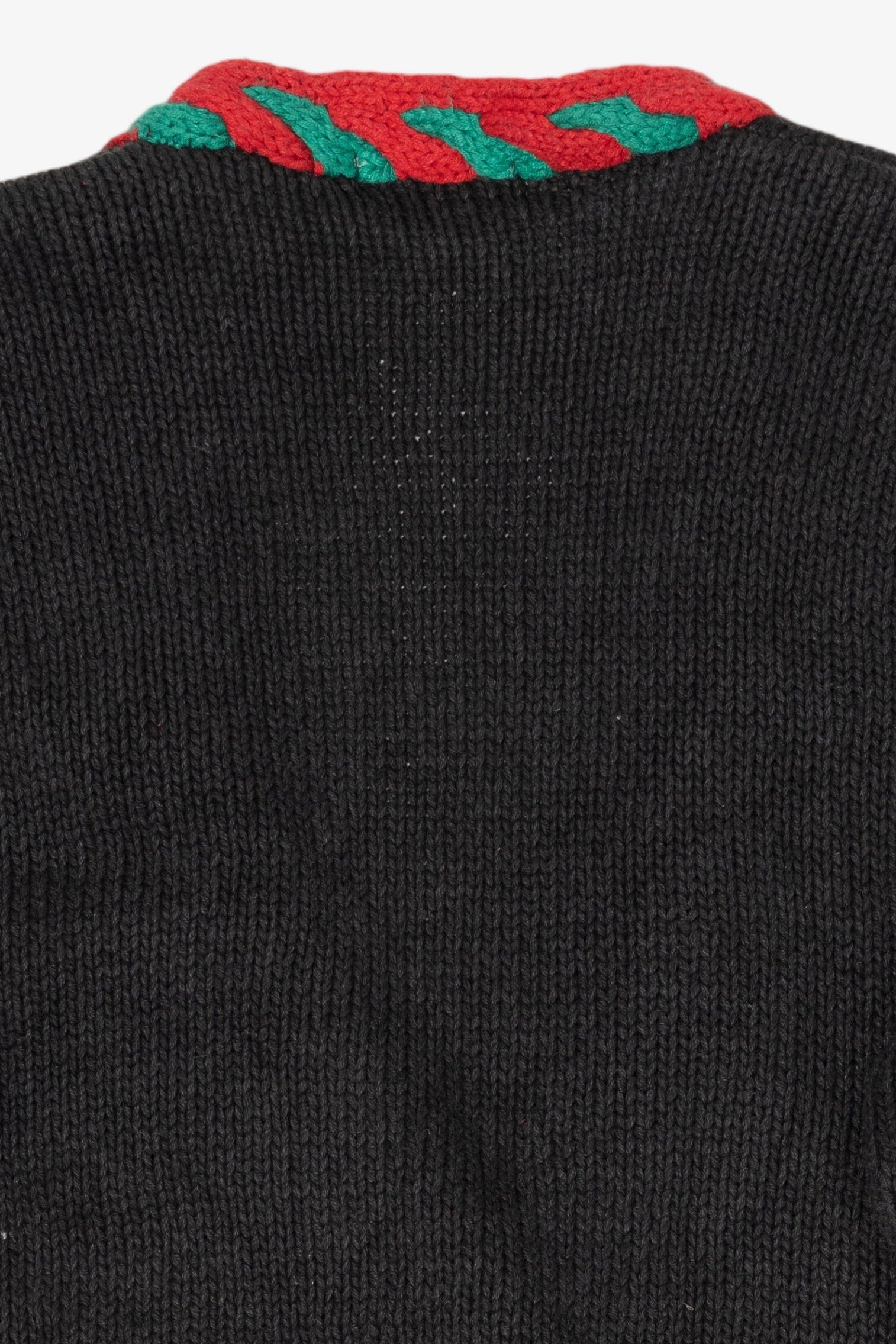 Vintage Black Rosanna Snowman Ugly Christmas Cardigan (1990s)