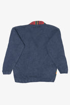 Vintage Blue Crystal Kobe Ugly Christmas Cardigan (1990s)