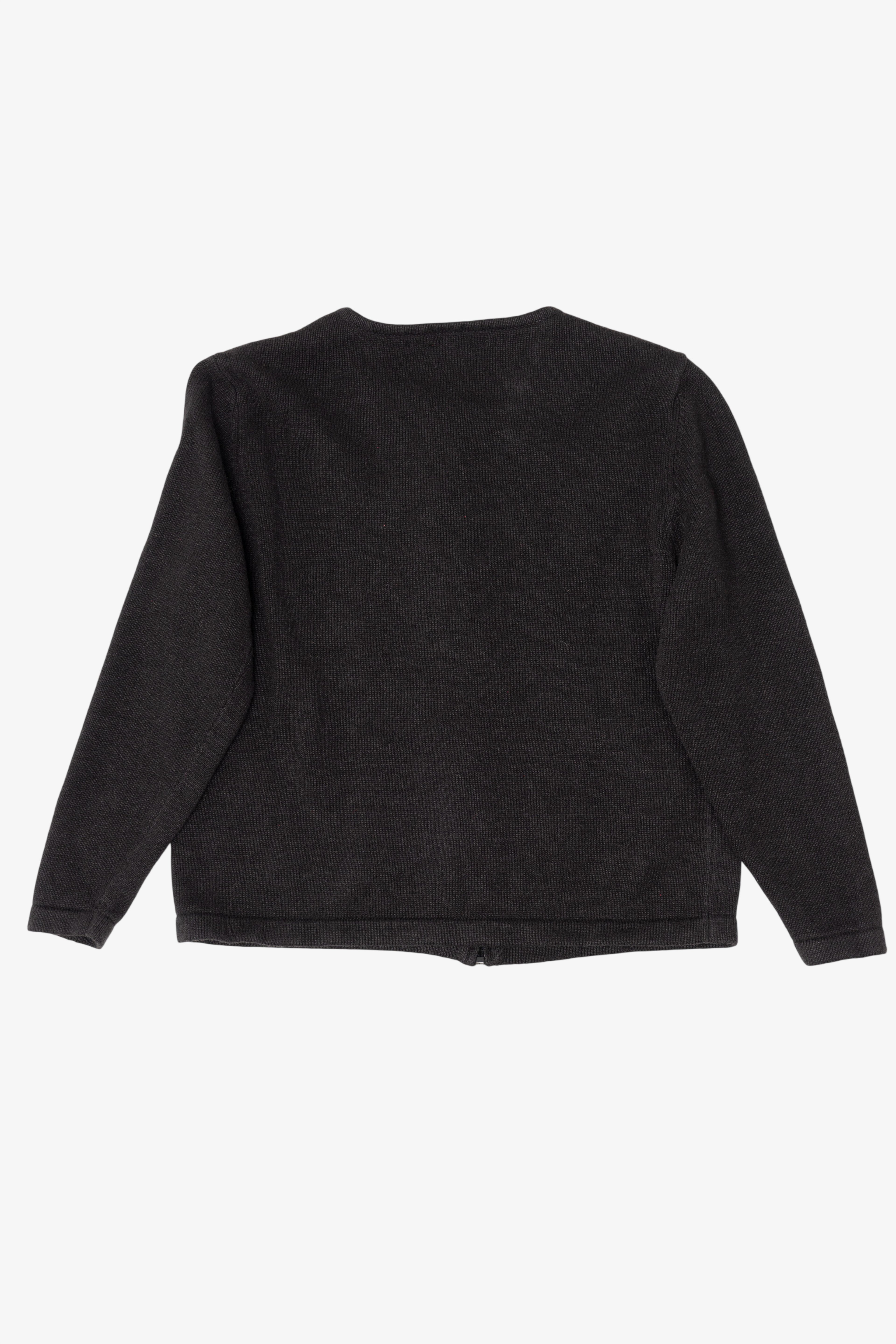 Vintage Black Fashion And Presents Ugly Christmas Cardigan (2000s)
