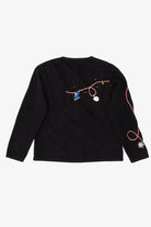 Vintage Black Designers Originals Studio Ugly Christmas Cardigan (1990s)