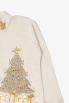 Vintage White OHI Teddy Bear Ugly Christmas Cardigan (2000s)