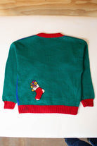 Vintage Allen Jolly Christmas Cardigan (1990s)