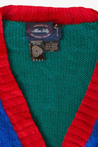 Vintage Allen Jolly Christmas Cardigan (1990s)